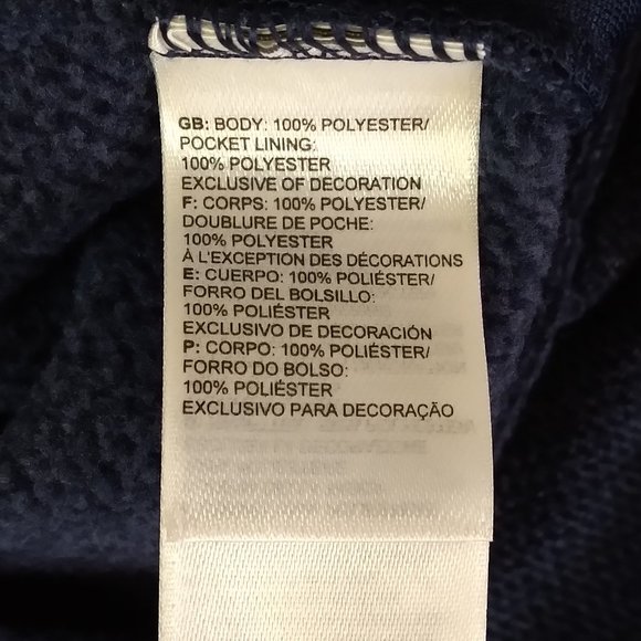 🆕 The North Face Men's Cap Rock Fleece Full Zip, Large-TNF Navy Heather, Auth. - Picture 4 of 5